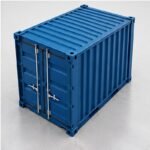 Contenedor de 10 pies Standard, vista superior
