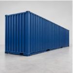 Contenedor de 40 pies High Cube, vista lateral