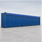 Contenedor Open Top de 40 pies - vista lateral completa | Quantainer Barranquilla