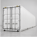 Contenedor refrigerado reefer de 40 pies - vista de puertas traseras cerradas | Quantainer Barranquilla