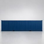 Contenedor de 40 pies Standard, vista lateral