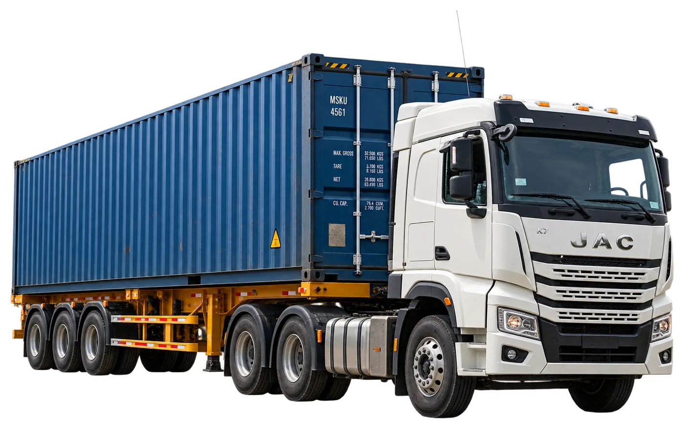 Transporte de contenedores en tractocamion y chasis portacontenedor | Quantainer Barranquilla